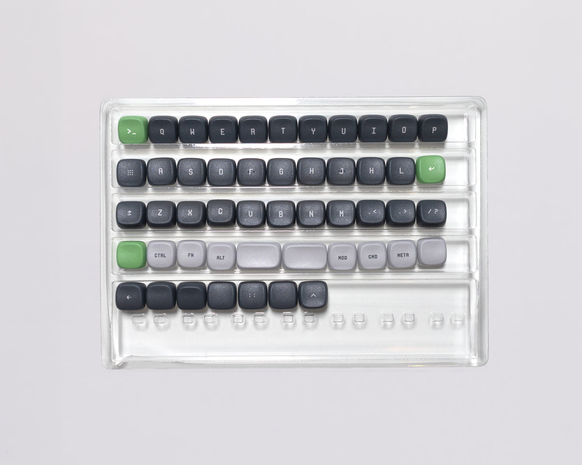 KLP Lamé Mono 40s Misty Green Choc