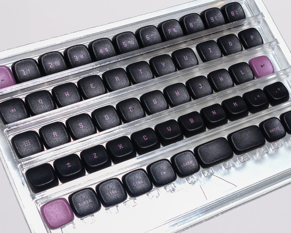 KLP Lamé Mono 60s Purple Dusk Choc