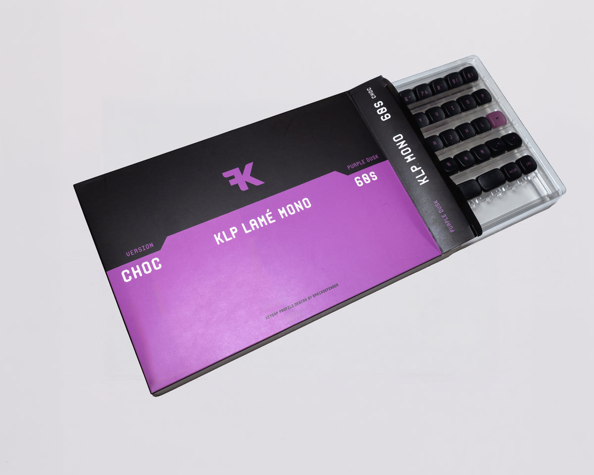KLP Lamé Mono 60s Purple Dusk Choc