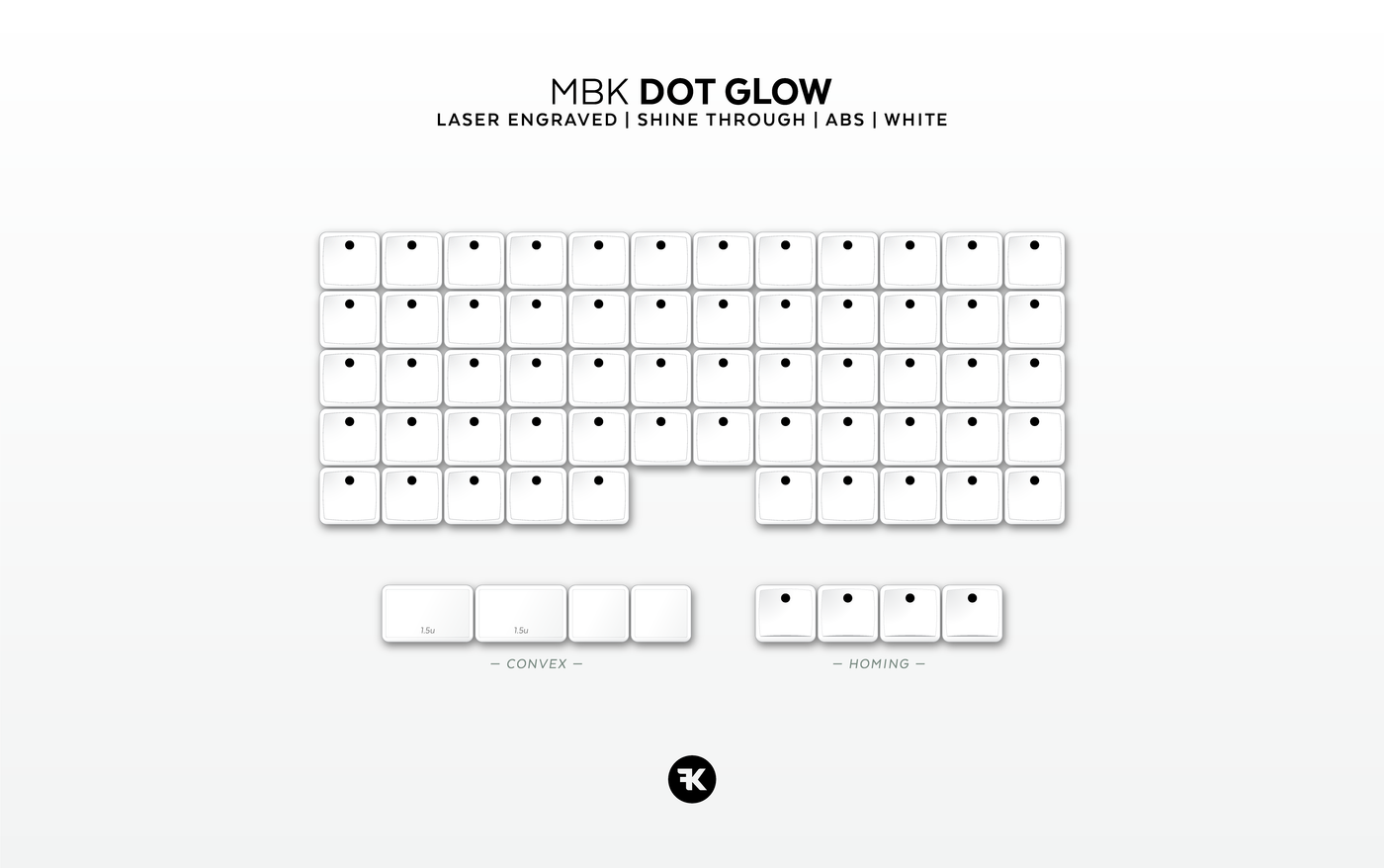 MBK Dot Glow White