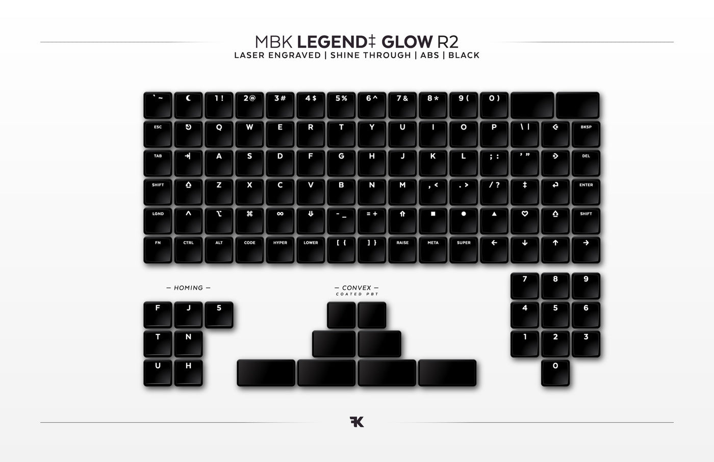 MBK Legend‡ Glow R2 Black